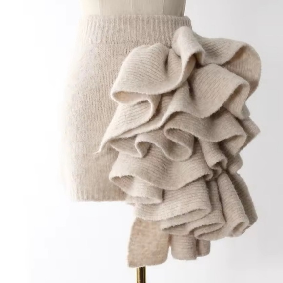 Three Piece Set For Women Lapel Long Sleeve Coat High Neck Vest High Waist - Picture 3 of 7